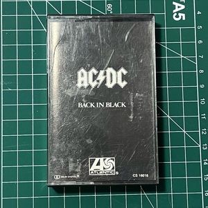 AC/DC "Back In Black" Cassette Tape